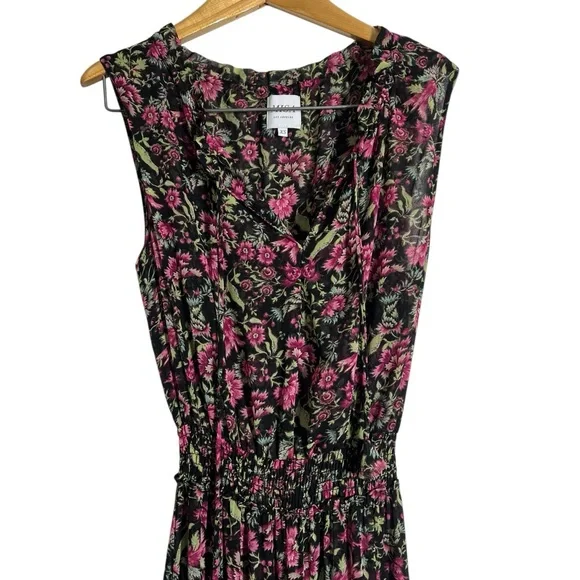 MISA LOS ANGELES Blogger Favorite Hollen Sleeveless Split Neck Tiered Maxi Dress - Picture 6 of 11